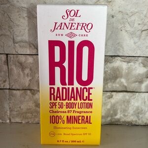 NEW - Sol de Janeiro Rio Radiance SPF 50 Body Lotion - Yellow